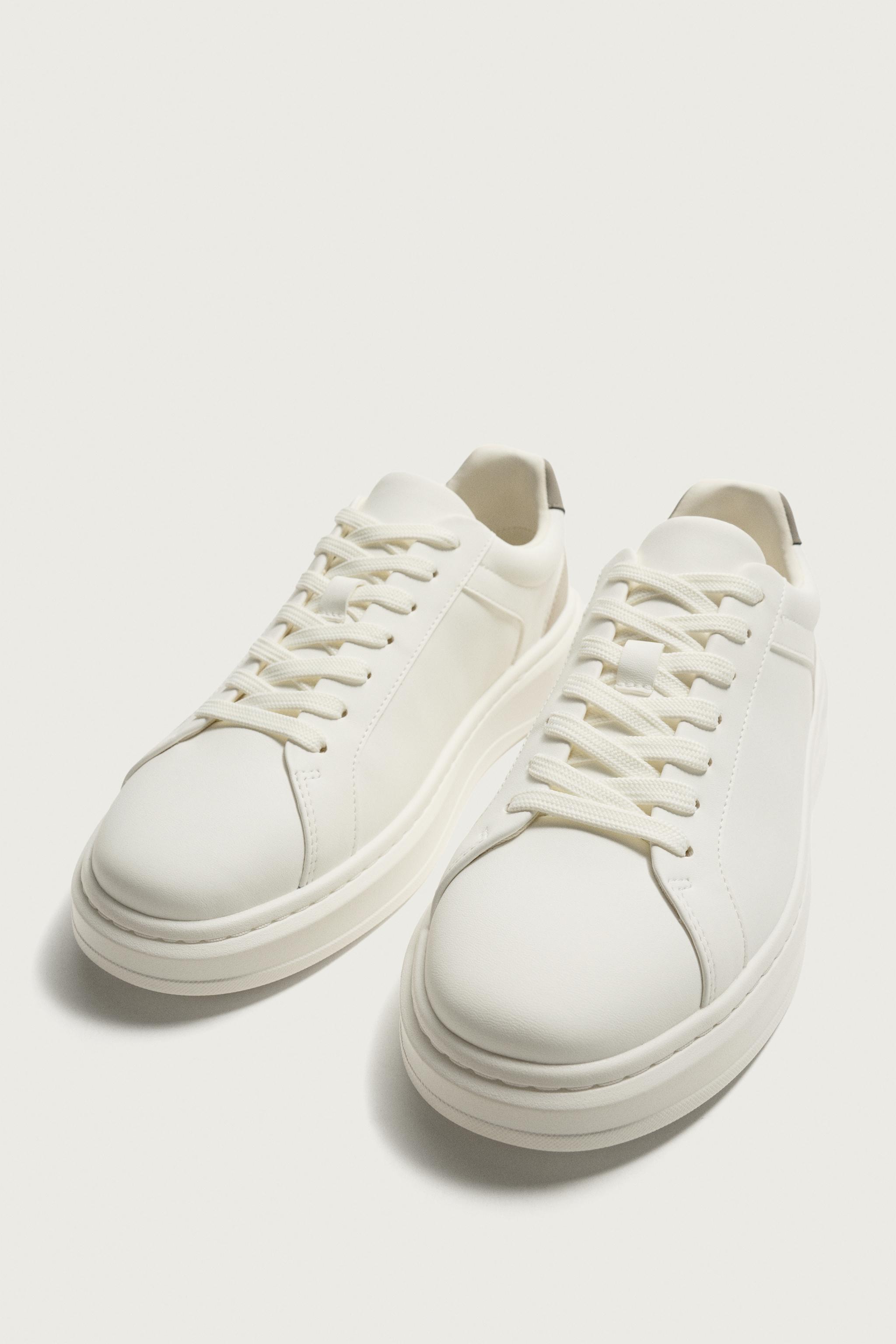 CONTRAST HEEL SNEAKERS